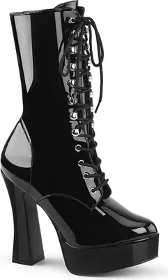 Produktbild von ELECTRA-1020 Damen Booties von Pleaser, Schwarz Glanz , EU 41, US 11