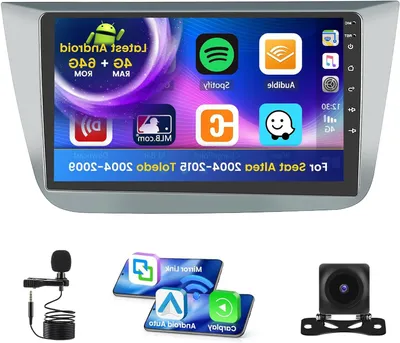 Zdjęcie produktu dla Androidowe radio samochodowe - system multimedialny - radio z nawigacją - odtwarzacz z ekranem dotykowym - wyświetlacz 9 cali