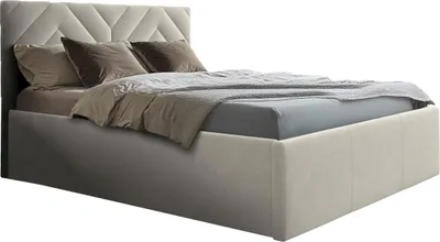 Produktbild von MIRJAN24 Polsterbett Azzuro, Bett mit Bettkasten, Polsterkopfteil, Gasdruckfeder und Lattenrost mit zwei verstellbare Füße (Farbe: Fresh 01, Größe: 140x200 cm)