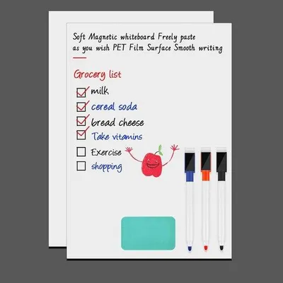 Produktbild von Famanu Whiteboard Folie A4 - Magnetisch und selbstklebend
