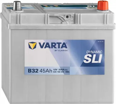 Produktbild von Varta Blue Dynamic 545 156 033, 45 Ah, 12 V, 3300 A, Auto, Links platziert, B00