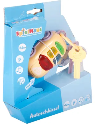 Zdjęcie produktu dla Großhandel GmbH - Produkt SpielMaus Dziecięcy kluczyk samochodowy ze światłem i dźwiękiem Inne