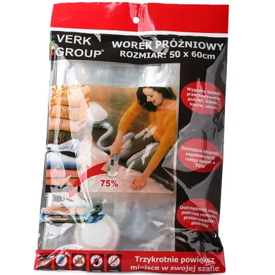Zdjęcie produktu dla worek próżniowy 50x60 pokrowiec na ubrania