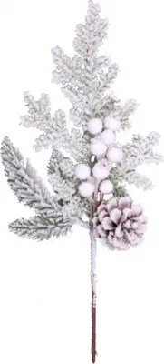 Immagine prodotto di Ramo di Natale con bacche e pigna 43 cm