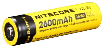 Zdjęcie produktu dla Akumulator litowo-jonowy Nitecore typu 18650 – 2600 mAh