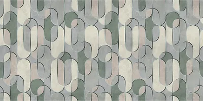 Produktbild von Tadessi Fototapete | Modern | 5.00 m x 2.50 m | Grün | Grau | Wandbild | Digitaldruck