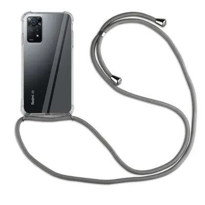 Produktbild von betterfon Handykette für Xiaomi Redmi Note 11 Pro 4G/5G Handyhülle mit Band Grau
