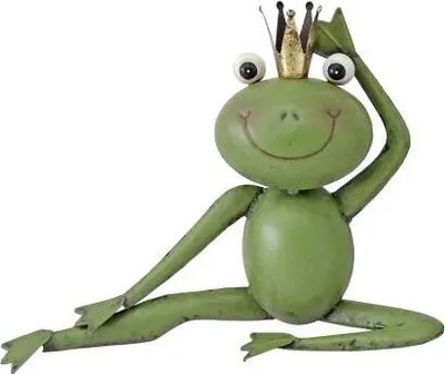 Produktbild von TrendLine Dekofigur Frosch Metall 35 x 27 cm grün