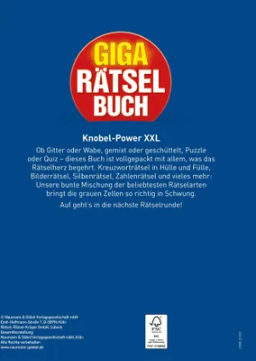 Produktbild von Giga-Rätselbuch 3