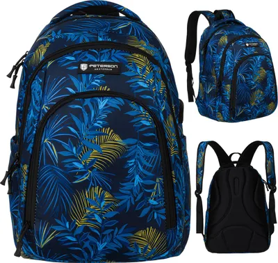 Produktbild von Peterson Schulrucksack für Kinder Gaanj dunkelblau One size