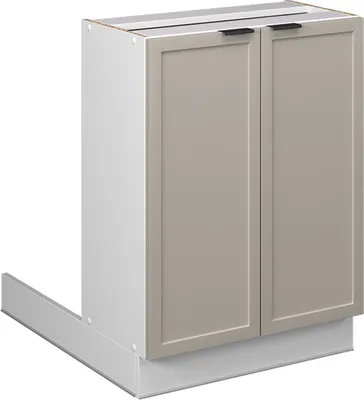 Zdjęcie produktu dla Wyspa kuchenna Vicco Fame-Line GreyBeige 60 cm bez blatu roboczego, Model 50359