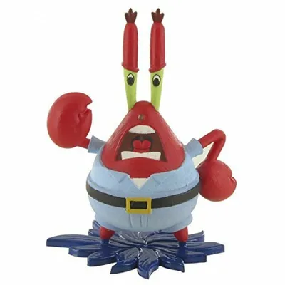 Produktbild von SpongeBob Schwammkopf Minifigur Mr. Krabs 7 cm