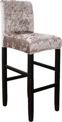 Obrázek produktu pro 1 kus Bar židle kryty Bar Stool Stretch židle kryt kryty Slipcover Seat Cover kryty Vyjímatelný omyvatelný kryt židle pro Bar Stool Chair（Pink）