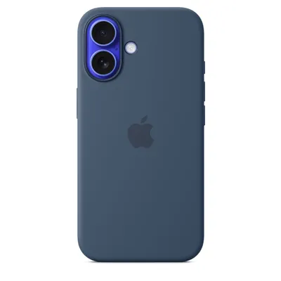 Immagine prodotto di Apple Custodia MagSafe in silicone per iPhone 16 - Denim