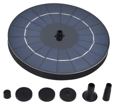 Produktbild von 9V 3.5W Solar Schwimmbrunnen Garten Vogeltränke Brunnen Pumpe Solarbetriebener Brunnen für draußen