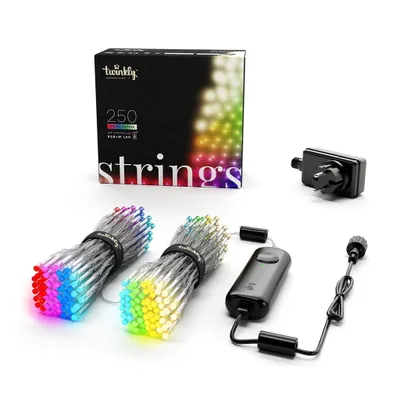 Obrázok produktu pre Twinkly Strings (Viacfarebné + Biele) Inteligentné svetelné reťazce Wi-Fi/Bluetooth