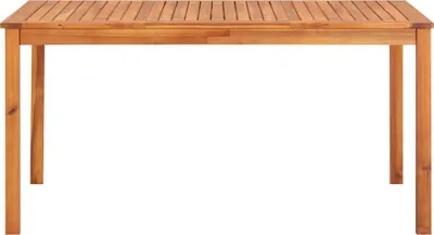 Immagine prodotto di Tavolo da Giardino 150x90x74 cm in Legno Massello di Acacia