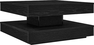 Obrázok produktu pre vidaXL Konferenčný stolík otočný o 360 stupňov čierny 70x70x34,5 cm