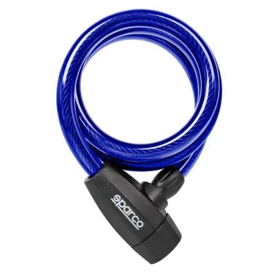 Produktbild von Superangebot: Sparco Fahrradschloss mit Schlüssel, Blau