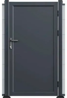 Produktbild von Einzeltor inkl. Beschlag 100 x 173 cm anthrazit