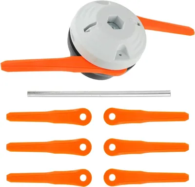 Produktbild von Mähkopf Polycut 6-2 für Stihl FSA60R FSA86R FS38 FS40 FS50 Motorsense, Freischneider FSA 60 R Zubehör FS 38 Rasentrimmer, 6 Ersatzmesser