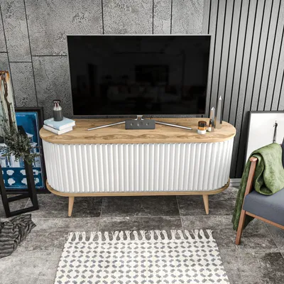 Immagine prodotto di Skye Decor, Stor- Stor RBY, Oud, rovere, mobili TV, 64x140x43 cm, pannello truciolare rivestito al 100% in melamina