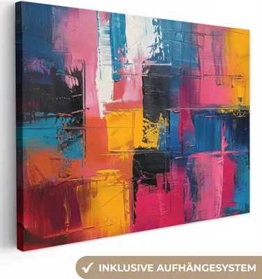 Obrázek produktu pro OneMillionCanvasses® - Obrazy na plátně - Malba - Umění - Moderní - Abstraktní, Nástěnná malba, Nástěnná dekorace, Obývací pokoj, 40x30cm