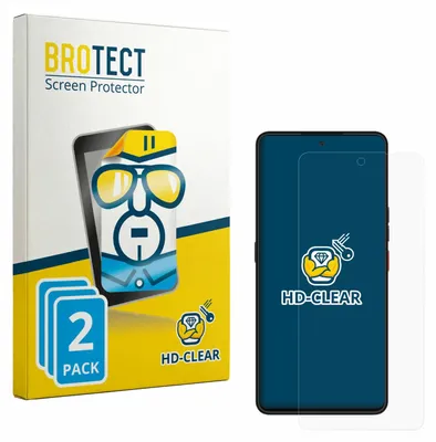 Produktbild von 2x Für Volla Phone Plinius Schutzfolie BROTECT Displayschutz Display Schutz Folie Klar Transparent
