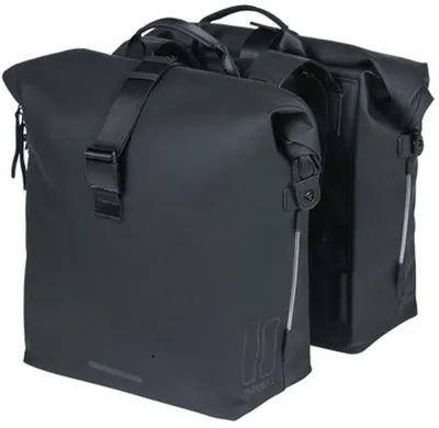 Produktbild von Basil SoHo, Hinten, Fahrradtasche, Polyurethan, Schwarz, 41 l, 10 kg