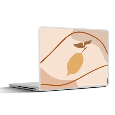 Produktbild von MuchoWow® Laptop Aufkleber Sticker Cover Sommer - Zitrone - Obst 40x30 cm - Laptop Dekoration - Selbstklebend