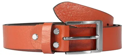 Produktbild von Leonardo Verrelli Herren Gürtel 90 cm - 130 cm (Bundweite) in Cognac aus 100% Echtleder, kürzbar