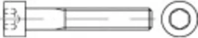 Produktbild von TOOLCRAFT 1061797 Zylinderschrauben M2 4 mm Innensechskant DIN 912 Edelstahl A2 100 St.