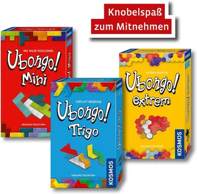 Produktbild von Kosmos Ubongo! extrem, Legespiel für 1-4 Personen, ab 7 Jahren, Familienspiel