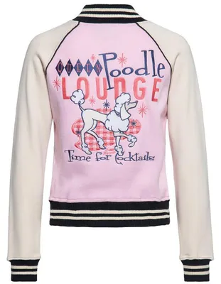 Produktbild von Queen Kerosin College Jacke - Poodle Rosa XS
