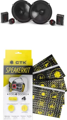 Produktbild von Lautsprecher JBL Stage3 607CF inkl. CTK Speakerkit Dämmpaket -