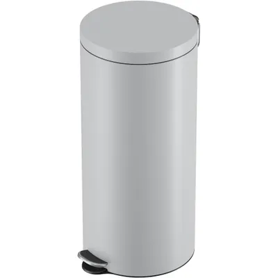 Image de Hailo Poubelle à pédale ronde Selekta 30 l gris