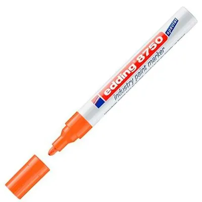 Image de Marqueur permanent Edding 8750 Orange 10 pièces