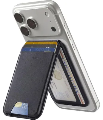 Image de Étui à cartes avec support et protection RFID, ESR Magnetic Wallet Stand avec MagSafe, noir