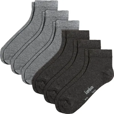 Produktbild von Erwin Müller Herren-Kurzsocken 6 Paar grau/anthrazit 43 - 46