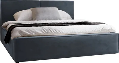 Produktbild von MIRJAN24 Polsterbett Santos, Doppelbett mit Bettkasten, Ehebett, Gasdruckfeder, Lattenrost (Farbe: Manila 20, Größe: 180x200 cm)