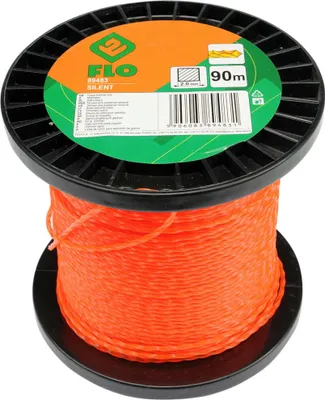 Produktbild von FLO Mähfaden Silent 2 mm 90 m Orange