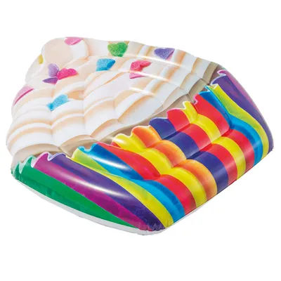 Produktbild von Intex 58770 Luftmatratze Cupcake 142 x 135 cm Muffin