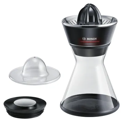 Produktbild von Bosch MCP72GPB Zitronenpresse Kunststoff  Edelstahl Schwarz  Transparent