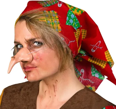 Hexen Nase Kostüm-Zubehör unisex Kostüm Halloween Fasching Karneval Mottoparty Accessoire