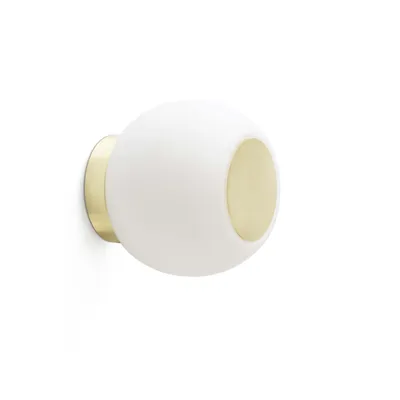 Obrázek produktu pro LED stropní a nástěnné svítidlo Moy 4W 3000K IP44 Zlatá barva, bílá