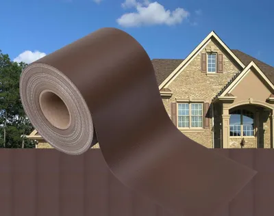 Produktbild von Möbel Garten-Sichtschutz PVC 70x0,19 m Braun - Metallzäune 147862