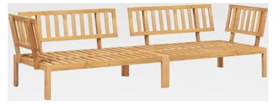 Produktbild von Eckabschnitt für Palettensofa im Garten, 2 Stück aus Massivholz