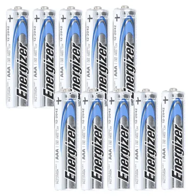 Produktbild von Energizer Ultimate Lithium Batterie 10er Box Energizer AAA Batterie 1,5 Volt Batterie, AAA, FR03, 1250mAh