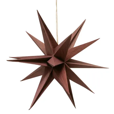 Produktbild von BOLTZE Dekohänger Stern Kassia braun 40cm