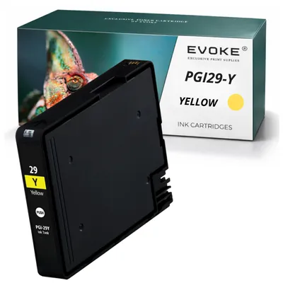 Immagine prodotto di Cartucce compatibili Evoke, adatte alla stampante Canon PGI-29 PGI29 4875B001, colore giallo, capacità 38 ml, compatibili con la Pixma Pro-1, Immagine generata dall'IA